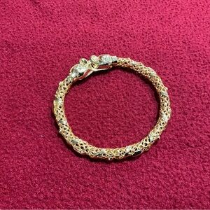 Intricate Gold-Tone Bracelet